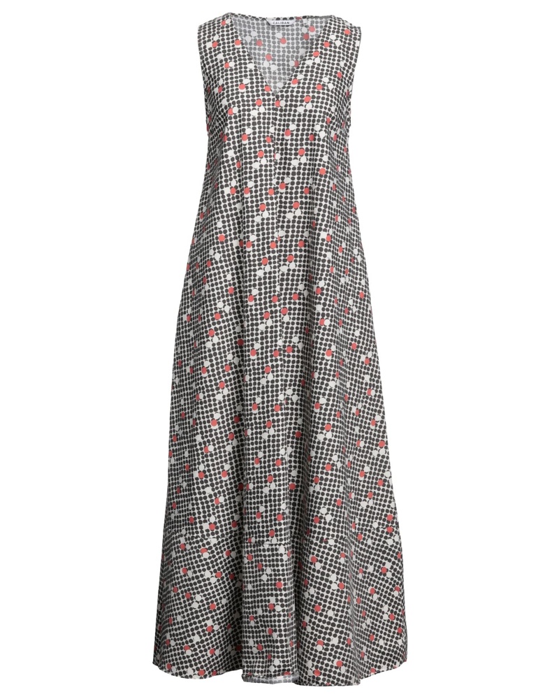 Caliban Damen Langes Kleid