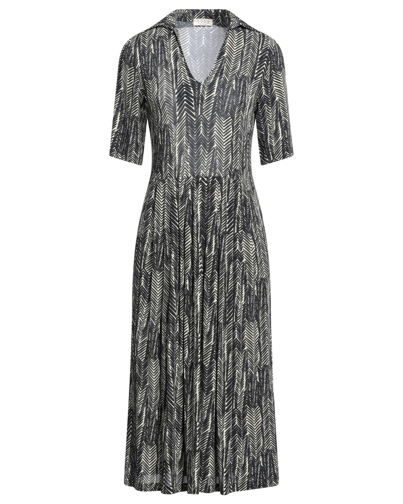 SIYU Damen Midi-Kleid