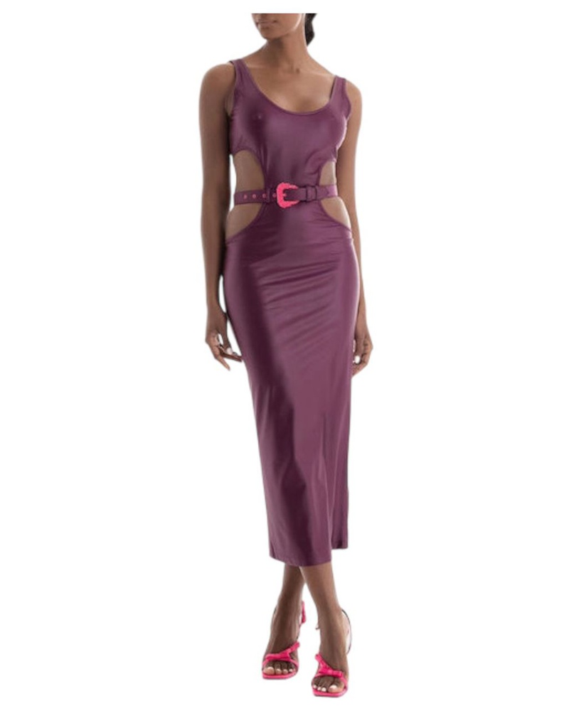 Versace Jeans Damen Langes Kleid