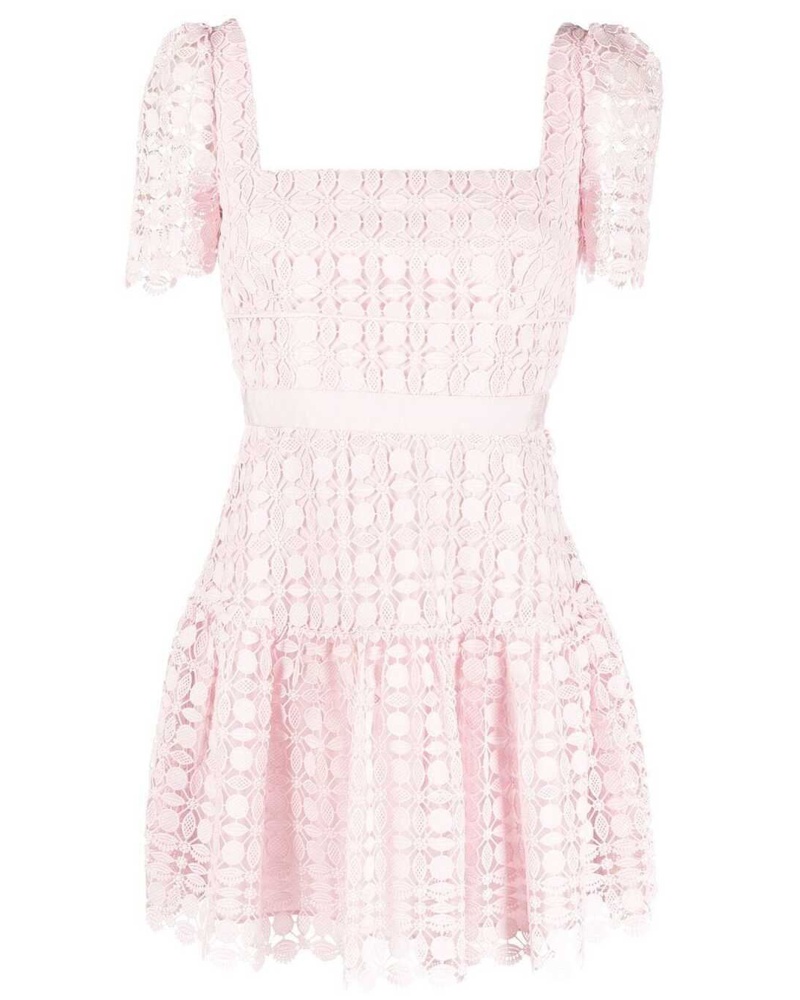Self-Portrait Damen Midi-Kleid