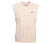 Cable Knit Vest Pullover
