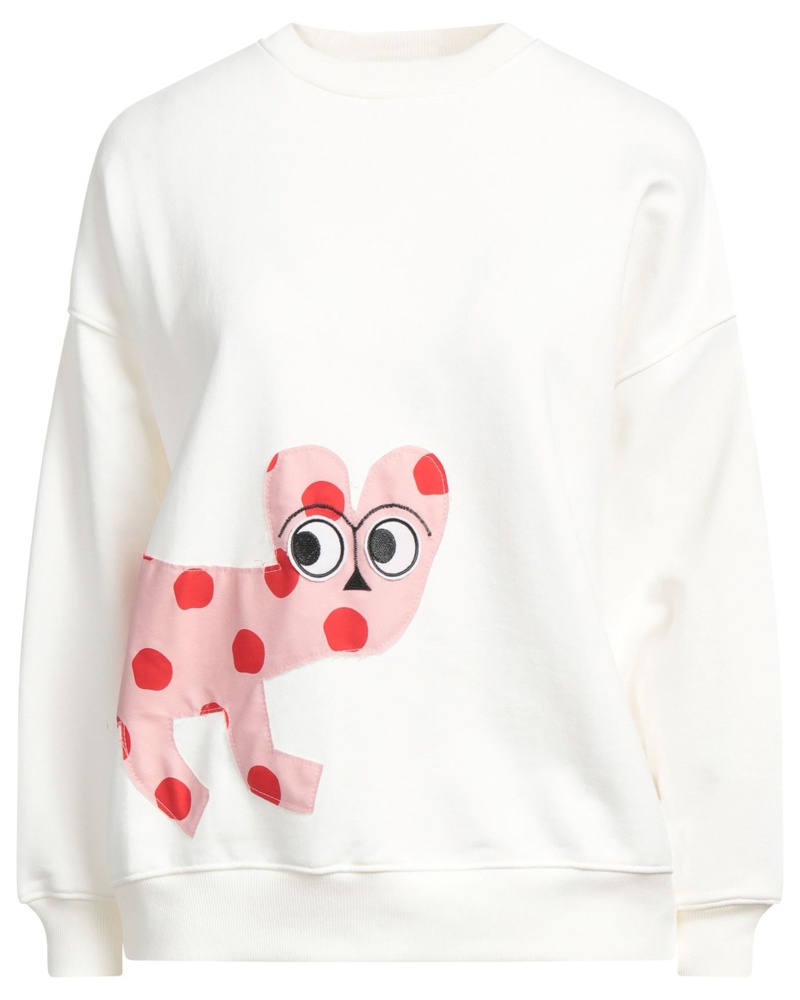 Rosé a Pois Damen Sweatshirt