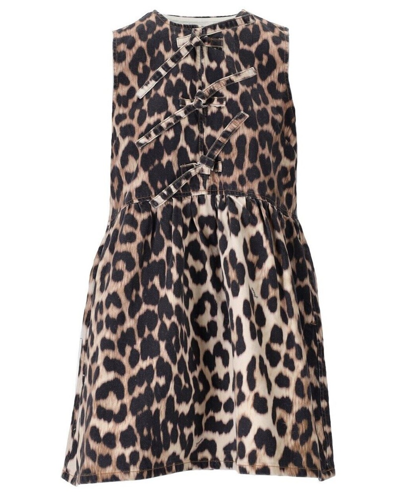 Ganni Damen Midi-Kleid