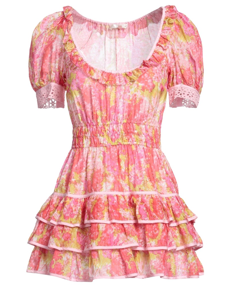 LoveShackFancy Damen Kurzes Kleid