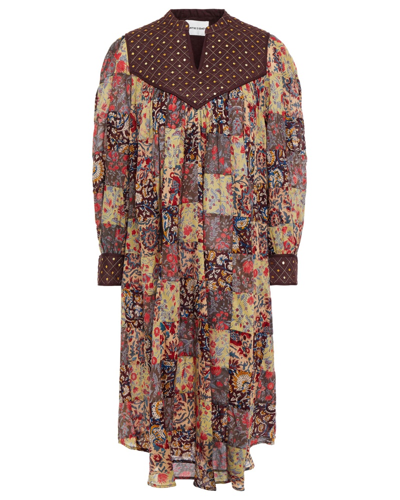 Antik Batik Damen Midi-Kleid