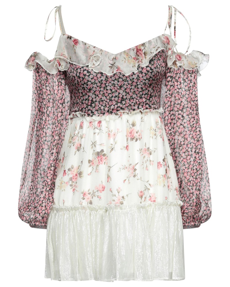 WANDERING Damen Kurzes Kleid