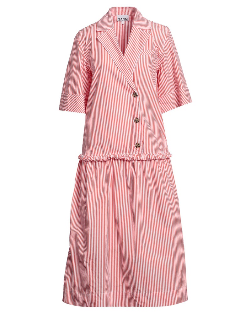 Ganni Damen Langes Kleid