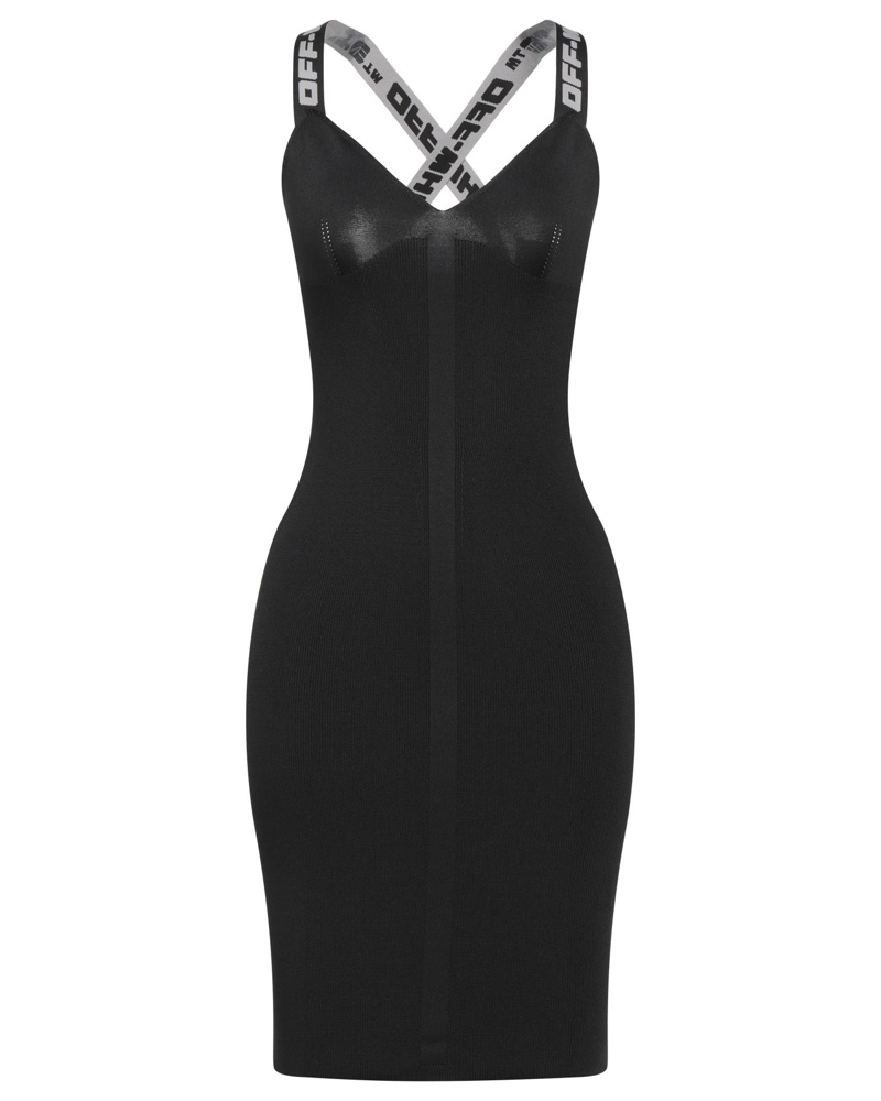 OFF-WHITE Damen Midi-Kleid