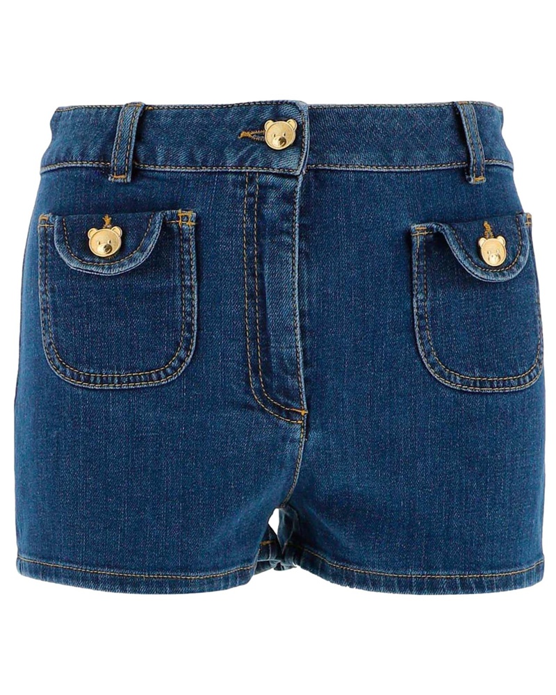 Moschino Damen Jeansshorts