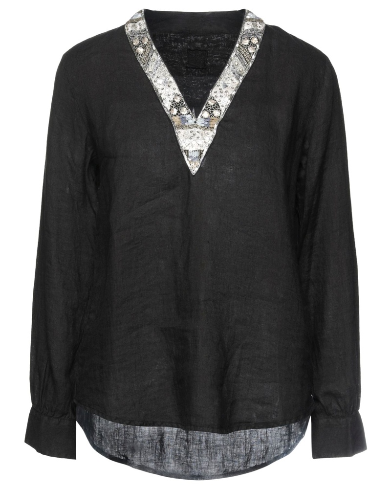 120% Lino Damen Bluse