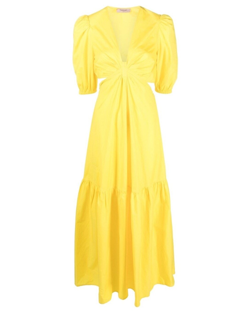 Twin-Set Damen Langes Kleid