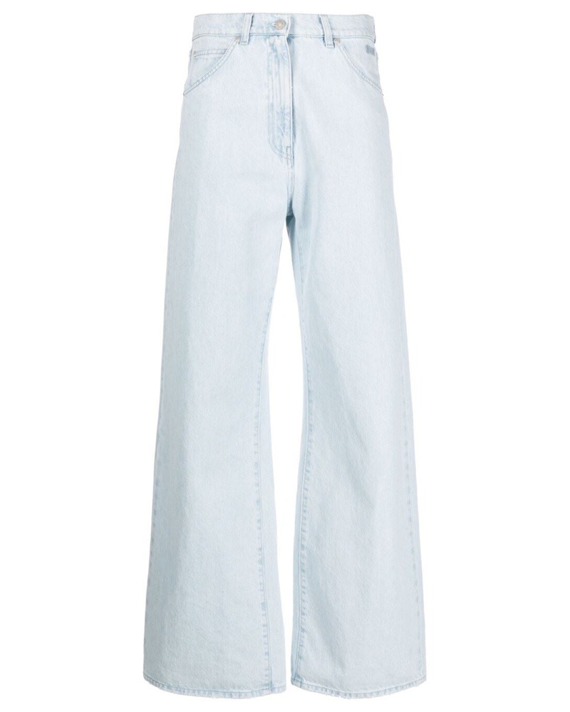 MSGM Damen Cropped Jeans