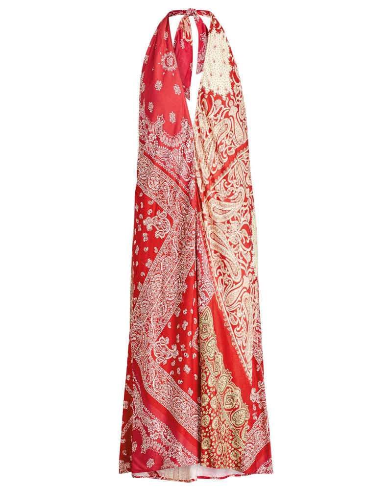 Ralph Lauren Damen Langes Kleid