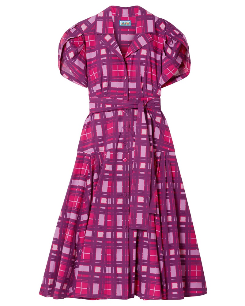 LHD Damen Midi-Kleid