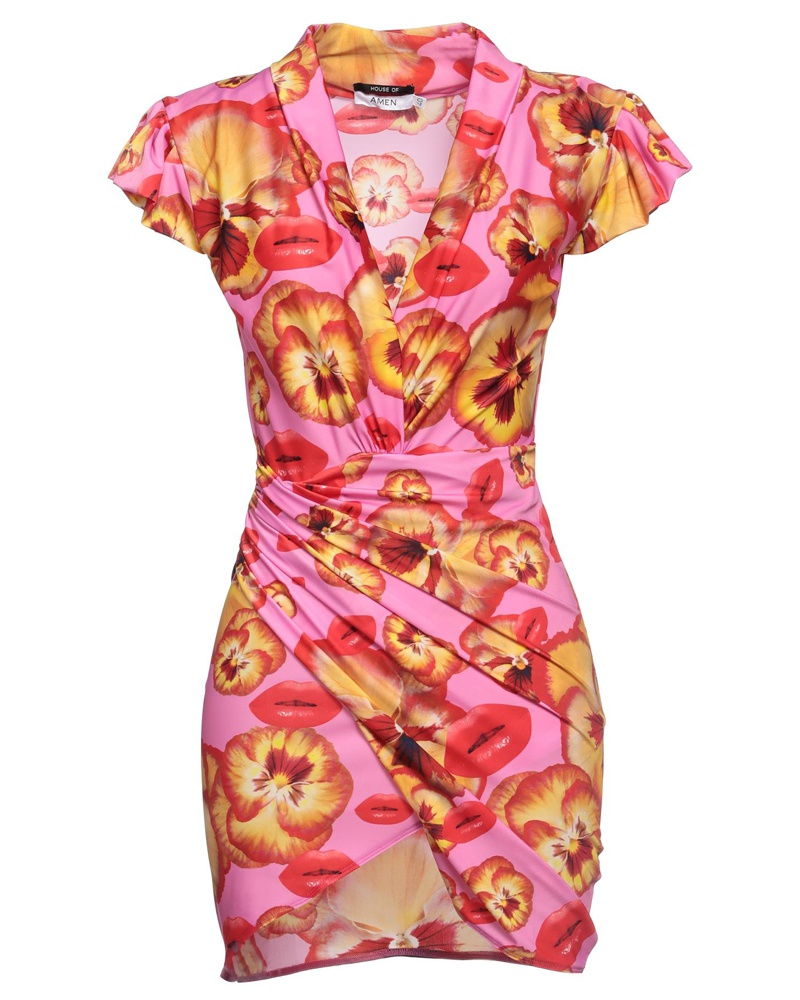 Amen Damen Kurzes Kleid ZR5969 Amen Damen Kurzes Kleid ZR5969