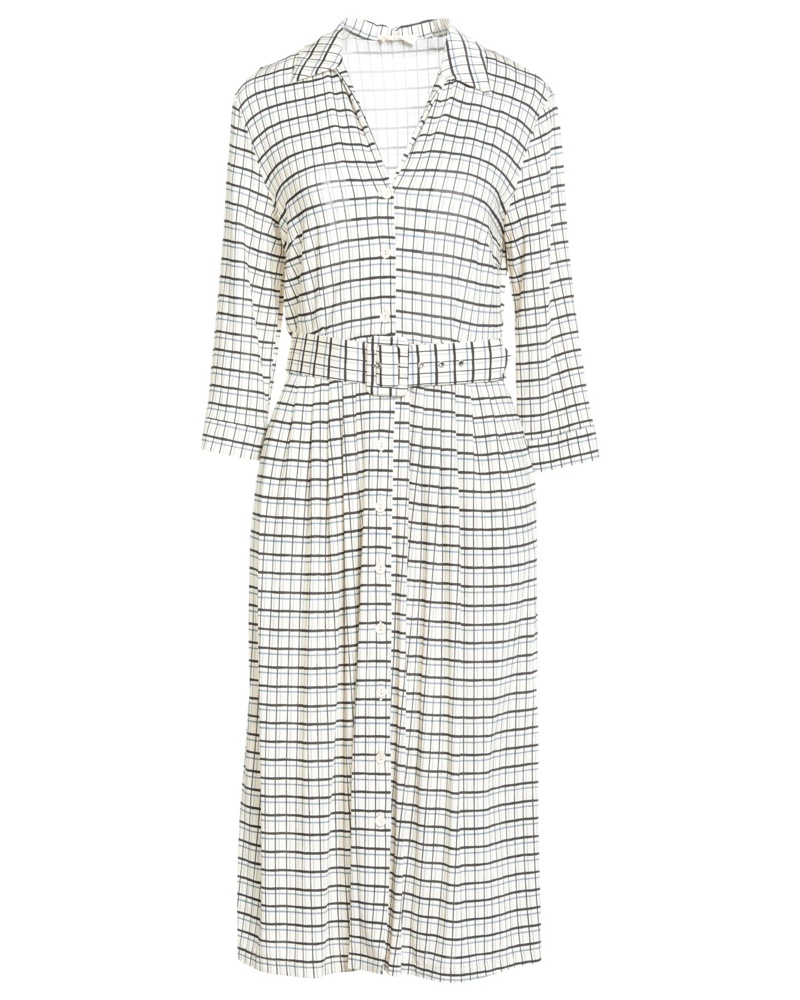 SIYU Damen Midi-Kleid