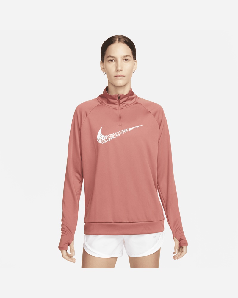 Nike Damen Nike Dri-FIT Swoosh Run Lauf-Mittelschicht für Damen Rot Nike Damen Nike Dri-FIT Swoosh Run Lauf-Mittelschicht für Damen Rot