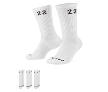 Jordan Essentials Crew-Socken (3 Paar) - Weiß