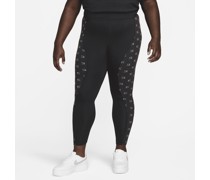 Nike Air Leggings in voller Länge mit hohem Bund für Damen - Schwarz