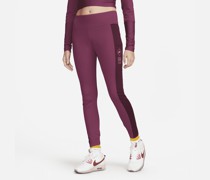 Nike Sportswear gerippte Sports Utility-Leggings für Damen mit Taschen - Rot