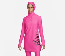 Nike Victory Logo Schwimm-Tunika mit durchgehendem Schutz für Damen - Pink
