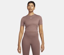 Nike Sportswear Essential Kurz-T-Shirt mit schmaler Passform für Damen - Lila