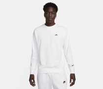 Nike Sportswear French-Terry-Sweatshirt mit Rundhalsausschnitt für Herren - Weiß