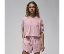 Jordan Crop Top aus Strickmaterial für Damen - Pink
