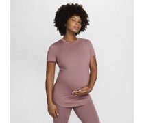 Nike (M) One Dri-FIT-Kurzarmshirt mit schmaler Passform für Damen (Schwangere und Mütter) - Lila