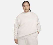 Nike Sportswear Phoenix Fleece Oversize Damen-Sweatshirt mit Rundhalsausschnitt - Braun
