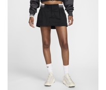 Nike Sportswear Canvas-Minirock mit tief sitzendem Bund für Damen - Schwarz