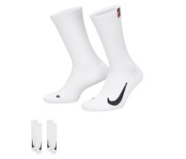 NikeCourt Multiplier Cushioned Tennis-Crew-Socken (2 Paar) - Weiß
