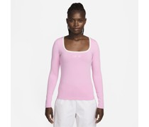 Nike Sportswear Longsleeve mit Karree-Ausschnitt für Damen - Pink