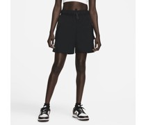 Nike Sportswear Essential Web-Shorts mit hohem Bund für Damen - Schwarz