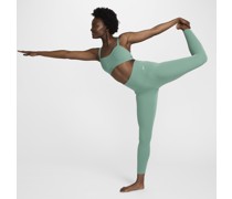 Nike Zenvy 7/8-Leggings mit sanftem Halt und hohem Taillenbund für Damen - Grün