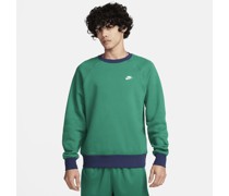 Nike Club Fleece Raglan-Longsleeve mit Rundhalsausschnitt für Herren - Grün