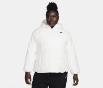 Nike Sportswear Essential Therma-FIT Puffer-Jacke für Damen (Übergröße) - Weiß