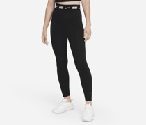 Nike Sportswear Club Damen-Leggings mit hohem Bund - Schwarz