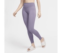 Nike One Leggings in voller Länge mit hohem Bund für Damen - Lila