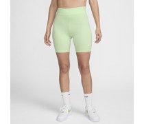 Nike Sportswear Classic Bike-Shorts mit hohem Taillenbund für Damen (ca. 20,5 cm) - Grün