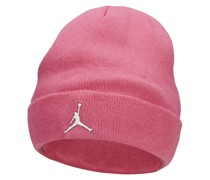 Jordan Beanie mit Bündchen - Pink