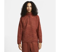 Nike Sportswear Therma-FIT ADV Tech Pack speziell entwickeltes Oberteil mit floralem Design und Halbreißverschluss für Herren - Rot