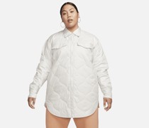 Nike Sportswear Essential gesteppter Trenchcoat für Damen (Übergröße) - Braun