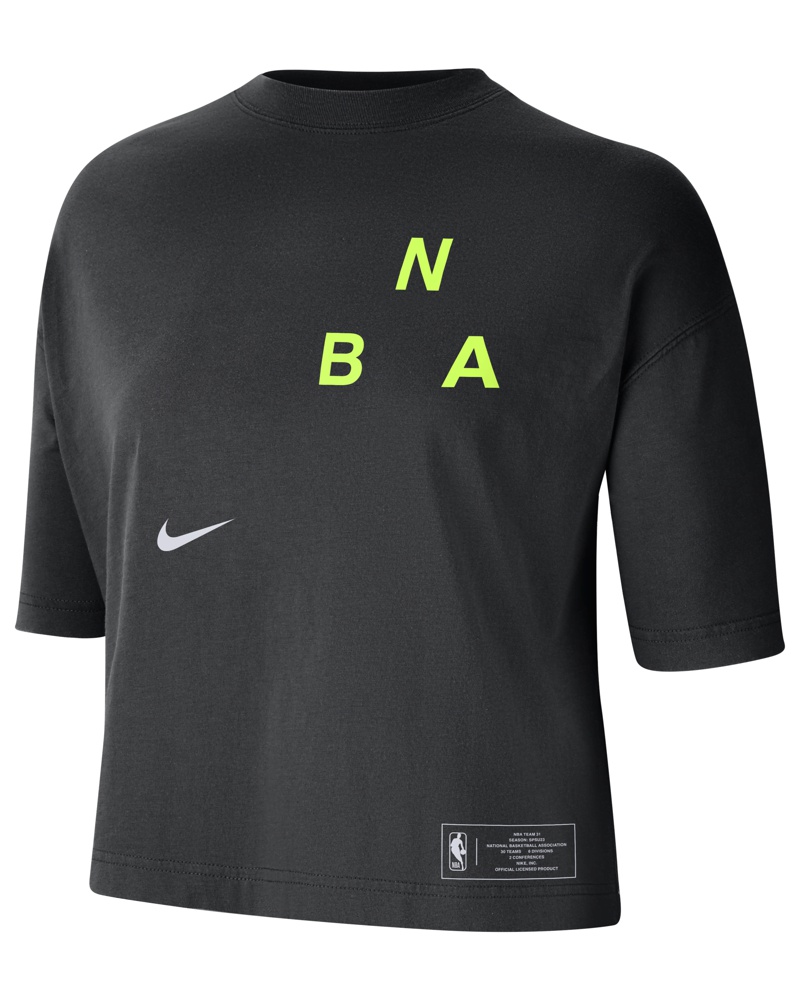 Nike Damen Team 31 Essential Nike NBA-T-Shirt für Damen Schwarz