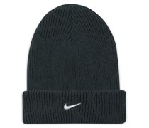Nike Peak Tall Swoosh Beanie mit hohem Bündchen - Grün