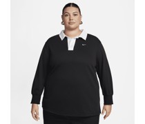 Nike Sportswear Essential extragroßes Longsleeve für Damen (große Größen) - Schwarz