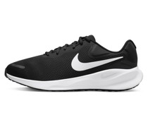 Nike Revolution 7 Herren-Straßenlaufschuh (extraweit) - Schwarz