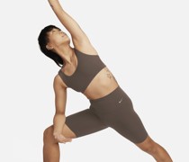 Nike Zenvy Biker-Shorts mit sanftem Halt und hohem Taillenbund für Damen (ca. 20 cm) - Braun