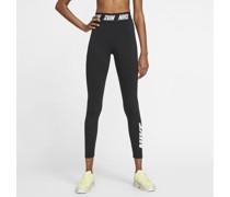 Nike Sportswear Club Damen-Leggings mit hohem Bündchen - Schwarz