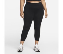 Nike Sportswear Essential 7/8-Leggings mit halbhohem Bund für Damen - Schwarz